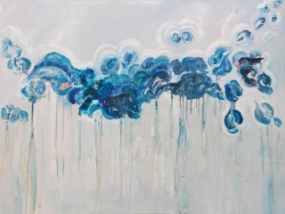120x150cm The idea of rain. Oil on canvas. 2013-343